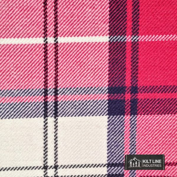 Dancing Pink Tartan Fabric