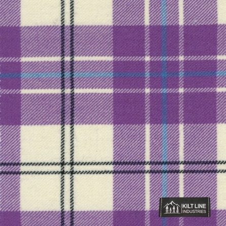Dancing Purple Tartan Fabric