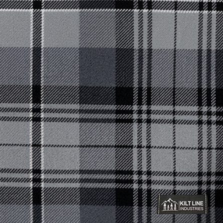 Gray Hamilton Tartan Fabric