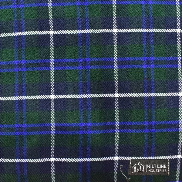 Blue Douglas Tartan Fabric