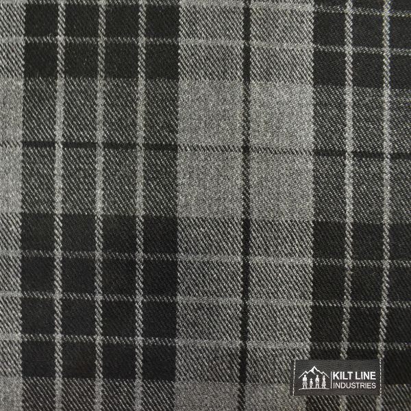 Grey Watch Tartan Fabric