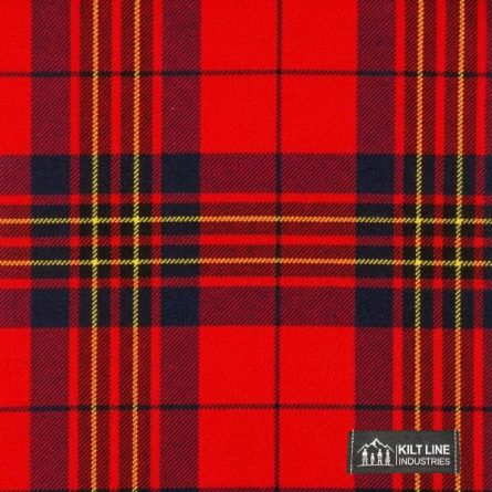 Red Leslie Tartan Fabric