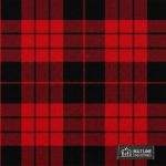 Macleod Black and Red Tartan Fabric