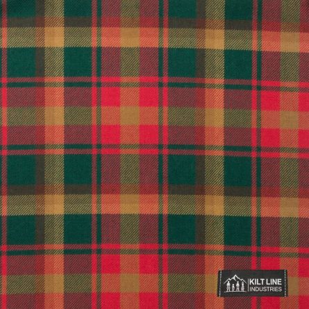 Maple Leaf Tartan Fabric