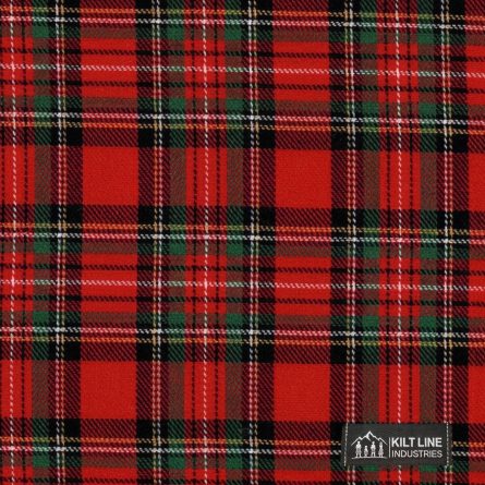 Royal Stewart Small Check Tartan Fabric