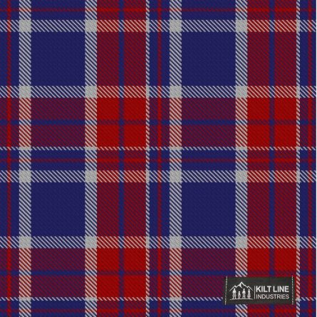 American Tartan Wool Blend Fabric