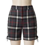 Ladies Gray Thomson Tartan Shorts