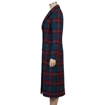 Ladies Tartan Coat - Image 2