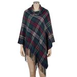 Ladies Tartan Poncho