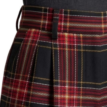 Ladies Wide Leg Fire Fighter Tartan Trousers - Image 4
