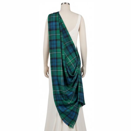 Lamont Ancient Tartan Ladies Bridal Sash - Image 3