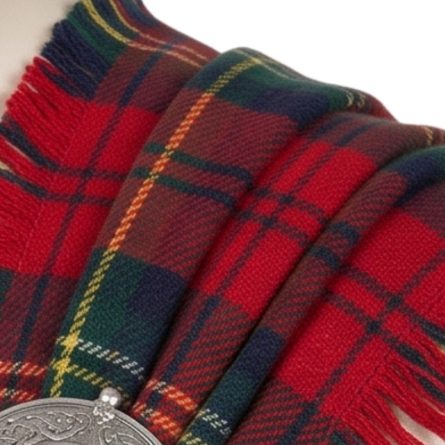Mens Cameron Red Tartan Fly Plaid - Image 4