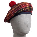 Scottish Fire Fighter Tartan Tam O' Shanter Hat