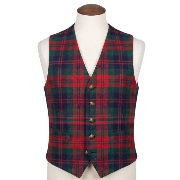 Tartan Waistcoat Vest 1 Men's Royal Stewart Tartan Waistcoat